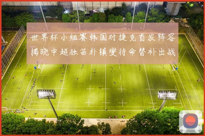 世界杯小组赛韩国对捷克首发阵容揭晓中超独苗朴镇燮待命替补出战